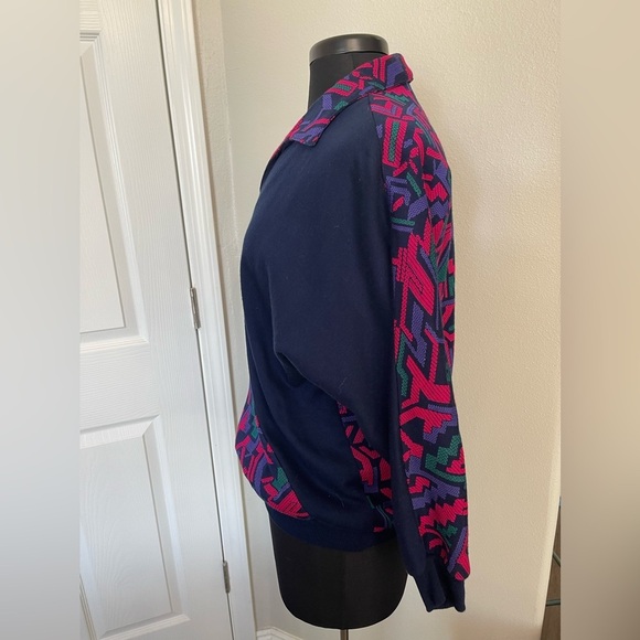 Women’s Vintage 80s-90s Abstract Graff California Designs Sweater Medium Pink - Picture 5 of 7